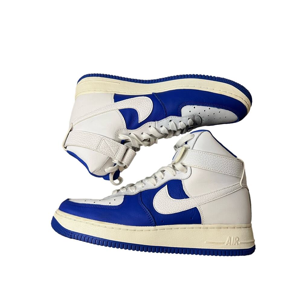 Nike Air Force 1 NBA 75th White Blue Sneakers Sz 11 L - Picture 6 of 14